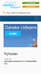 Mobile Screenshot of danskeudlejere.dk